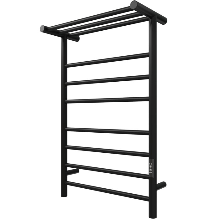 KWW Wall Mount Electric Towel Warmer with Shelf, Electric Stainless